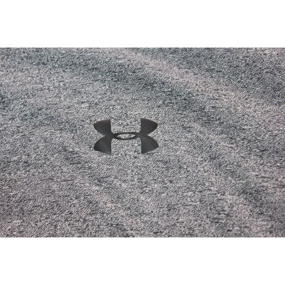 Under Armour Shirt Mens 3XL Gray Threadborne HeatGear Long Sleeve Quarter Zip - Picture 11 of 11